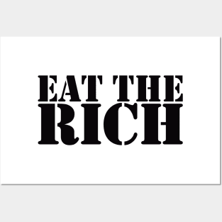 Eat The Rich, Black Posters and Art